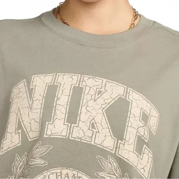 Nike Women's Sportswear Cotton Essential Oversized Tee - Picture 3 of 4